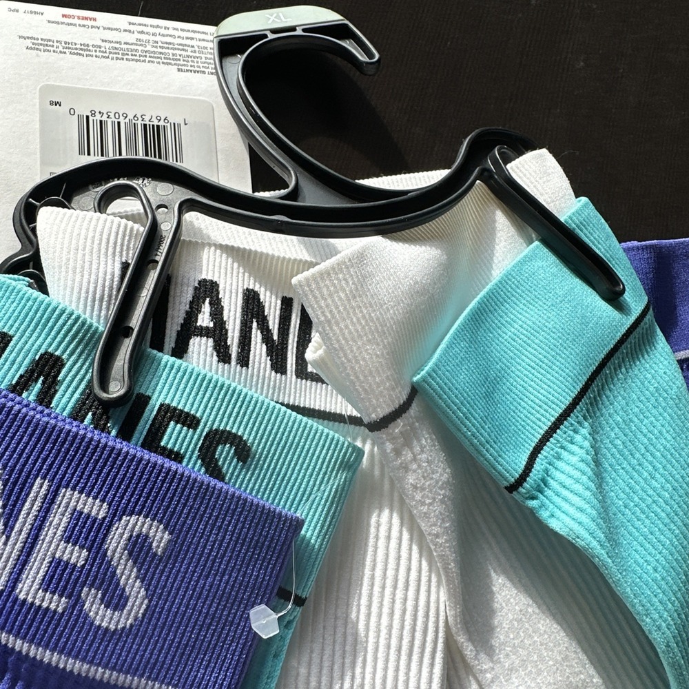 Women's Size XL Hanes Originals Seamless Boy Shorts Underwear 3 Pack - Picture 9 of 9